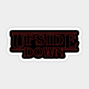 Upside Down Sticker
